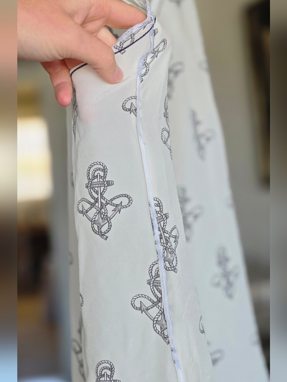 Dolce & Gabbana Nautical-Print Silk Racerback Tank - Picture 4 of 12